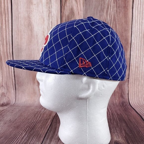 Rare Roots Canada x New Era 59FIFTY depuis 73 Blue Stitched Embroidery Hat 7 1/4 - Picture 4 of 14